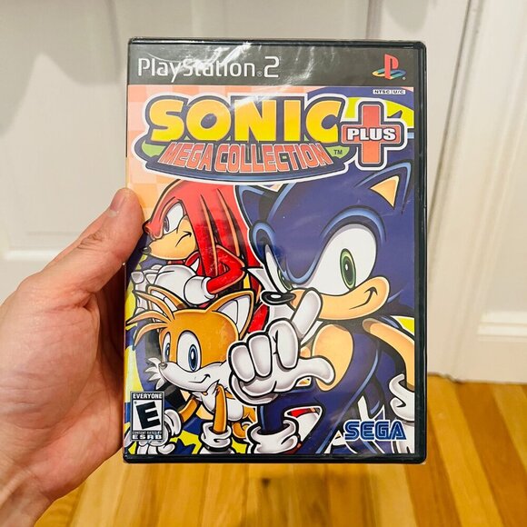 PLAYSTATION 2 - SONIC MEGA COLLECTION PLUS Game COMPLETE New BLACK LABEL PS2 - Picture 10 of 16